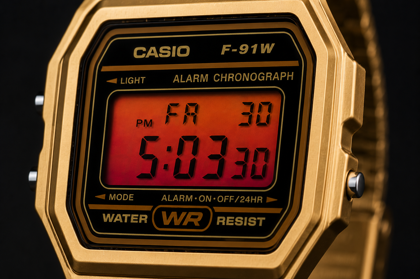 Noctra F-91W Gold Edition